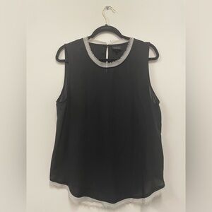 Who What Wear Black Sleeveless Top. Size - XL